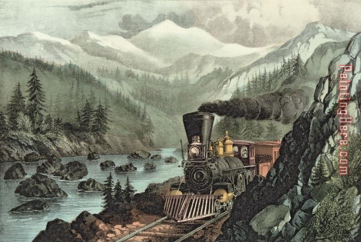 Currier and Ives The Route To California